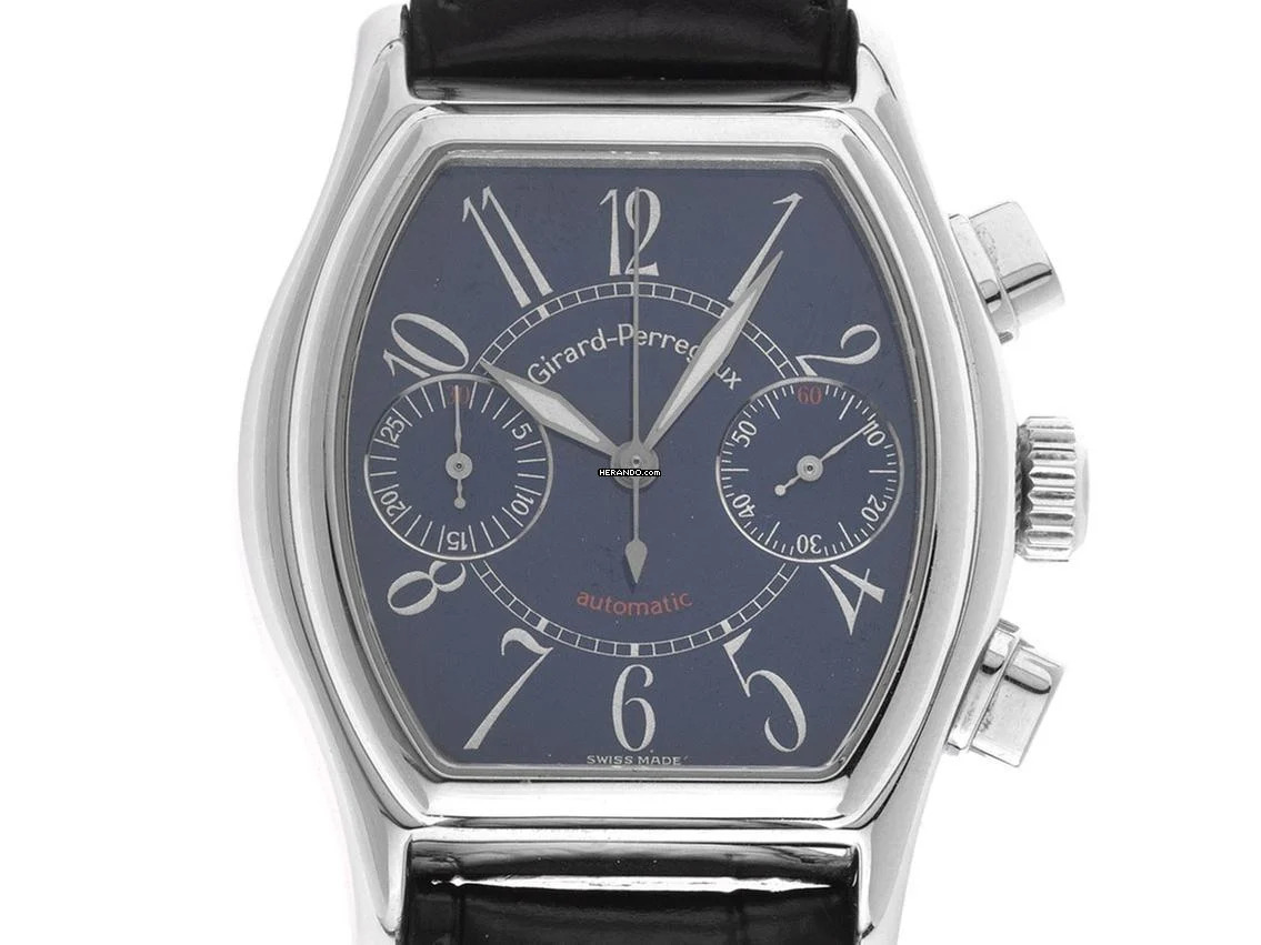 Thumbnail von Girard Perregaux Richeville Ref.2750 1996 Box&Beschreibung sehr gut Vintage Richeville Automatik Chronograph