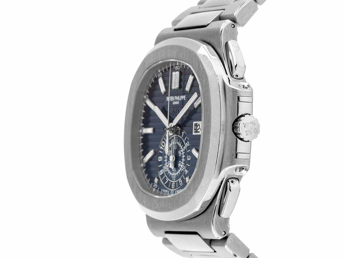 Thumbnail von Patek Philippe Nautilus 40th Anniversary Ref.5976/1G-001 2017 Full Set Original unpoliert Nautilus 40th Anniversary Diamanten 18kt Weißgold 303g