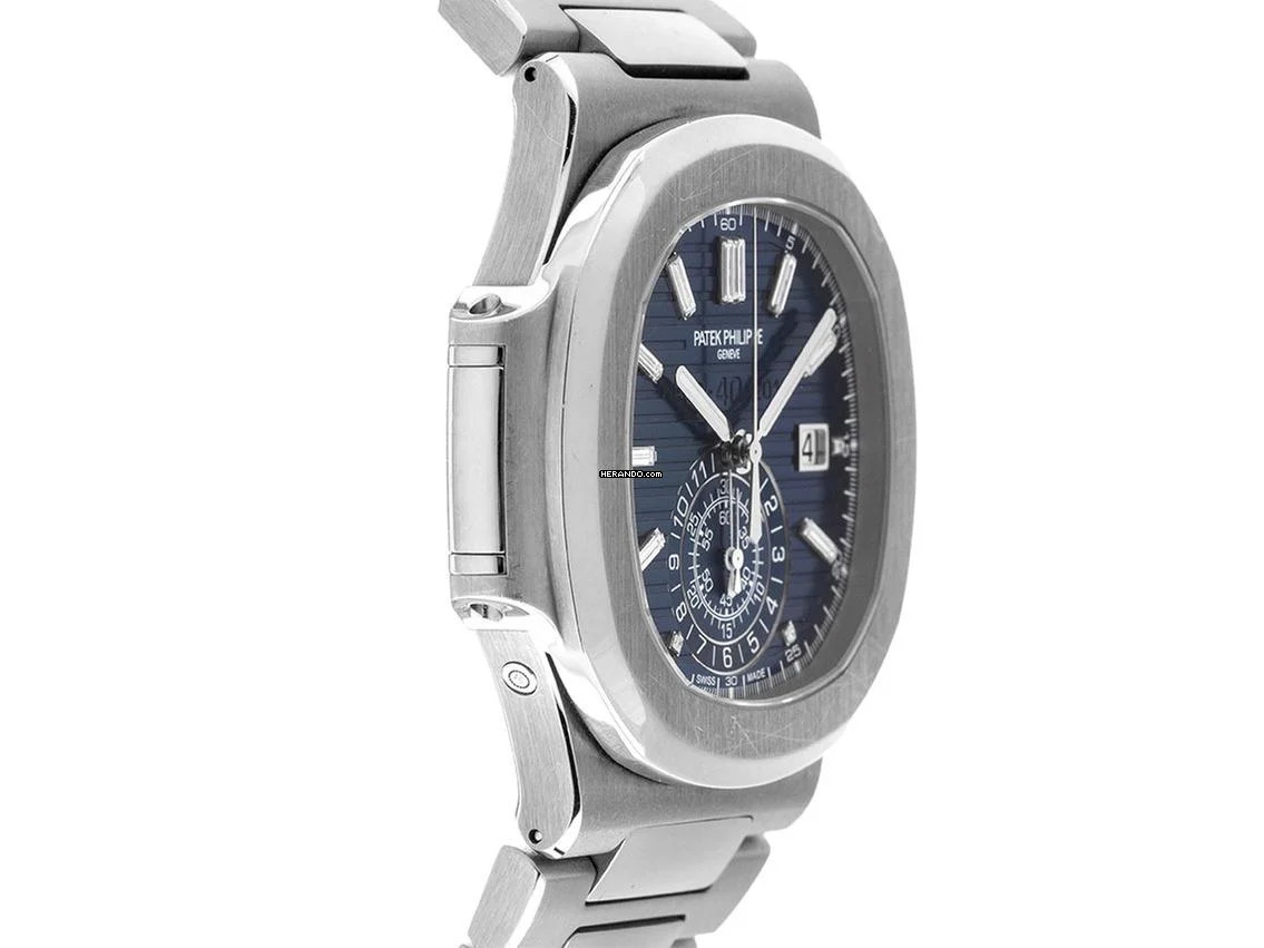 Thumbnail von Patek Philippe Nautilus 40th Anniversary Ref.5976/1G-001 2017 Full Set Original unpoliert Nautilus 40th Anniversary Diamanten 18kt Weißgold 303g