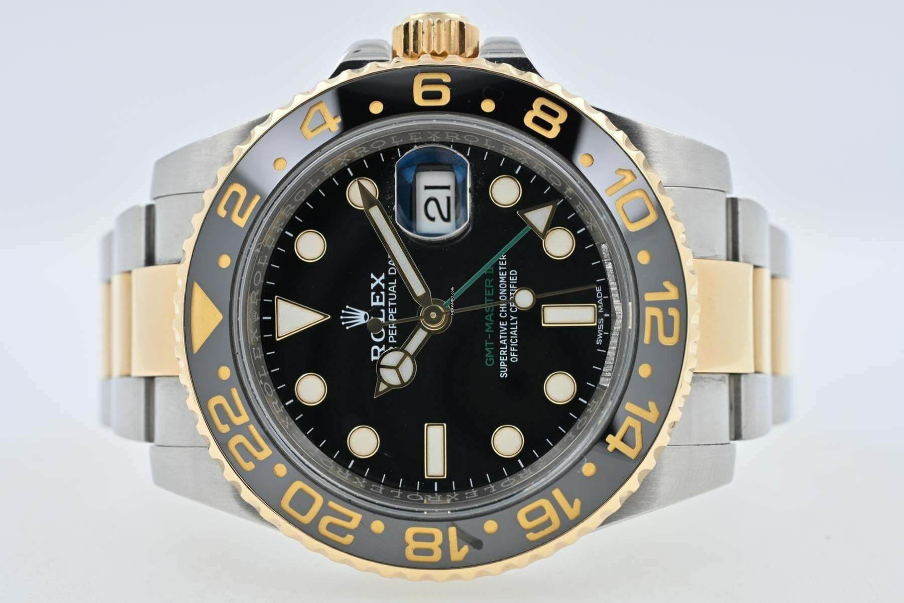  Rolex GMT-Master II 116713LN LC210 2017 Steel Gold 