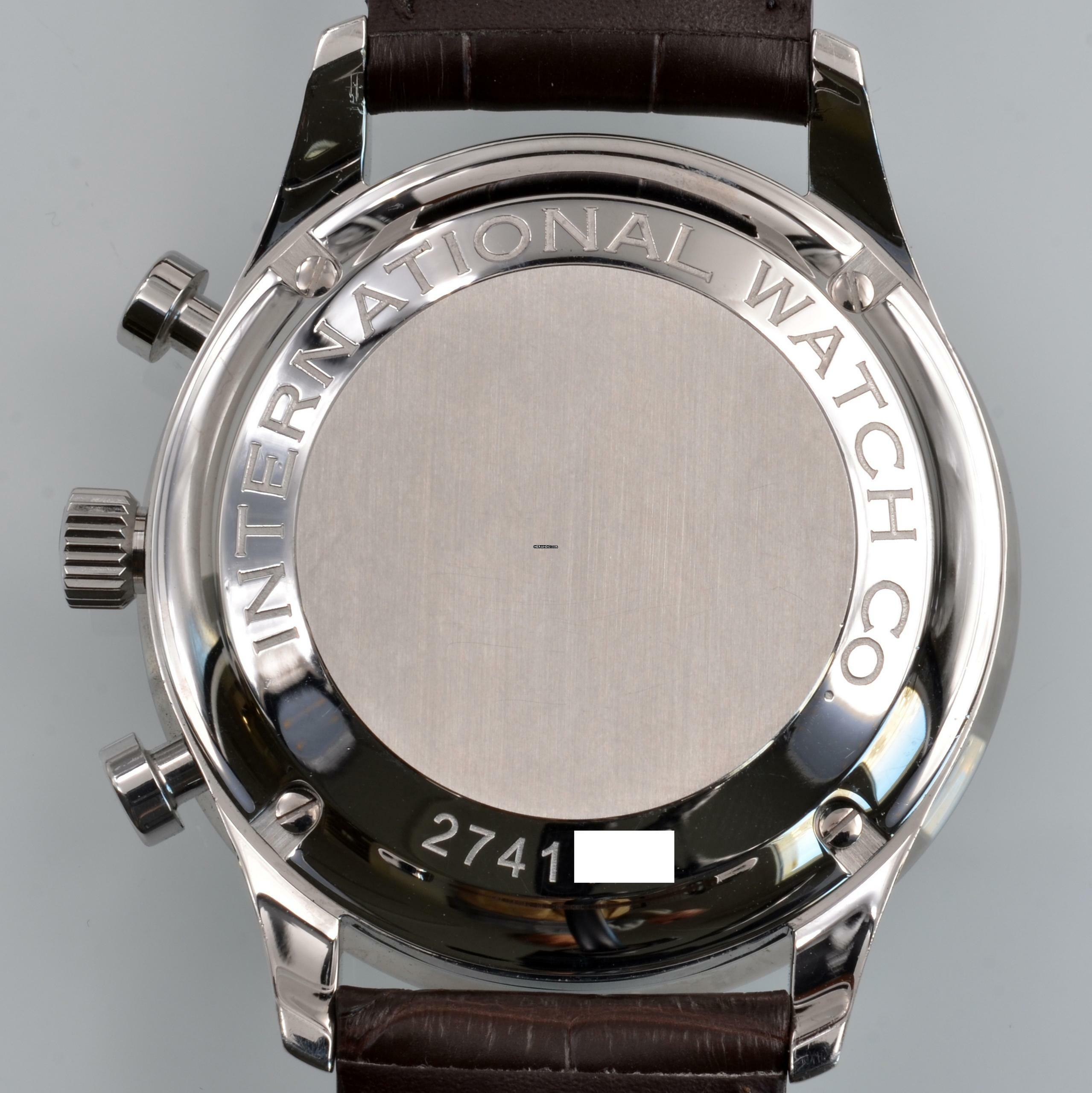 Thumbnail von IWC Portugieser Chronograph Portuguese IW3714 Chronograph silver dial 2008 Full Set