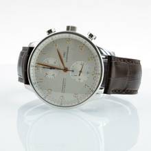 Thumbnail von IWC Portugieser Chronograph Portuguese IW3714 Chronograph silver dial 2008 Full Set