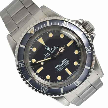  Rolex Submariner (No Date) 5512 Serif 4 Lines dial 1970's Full Set 