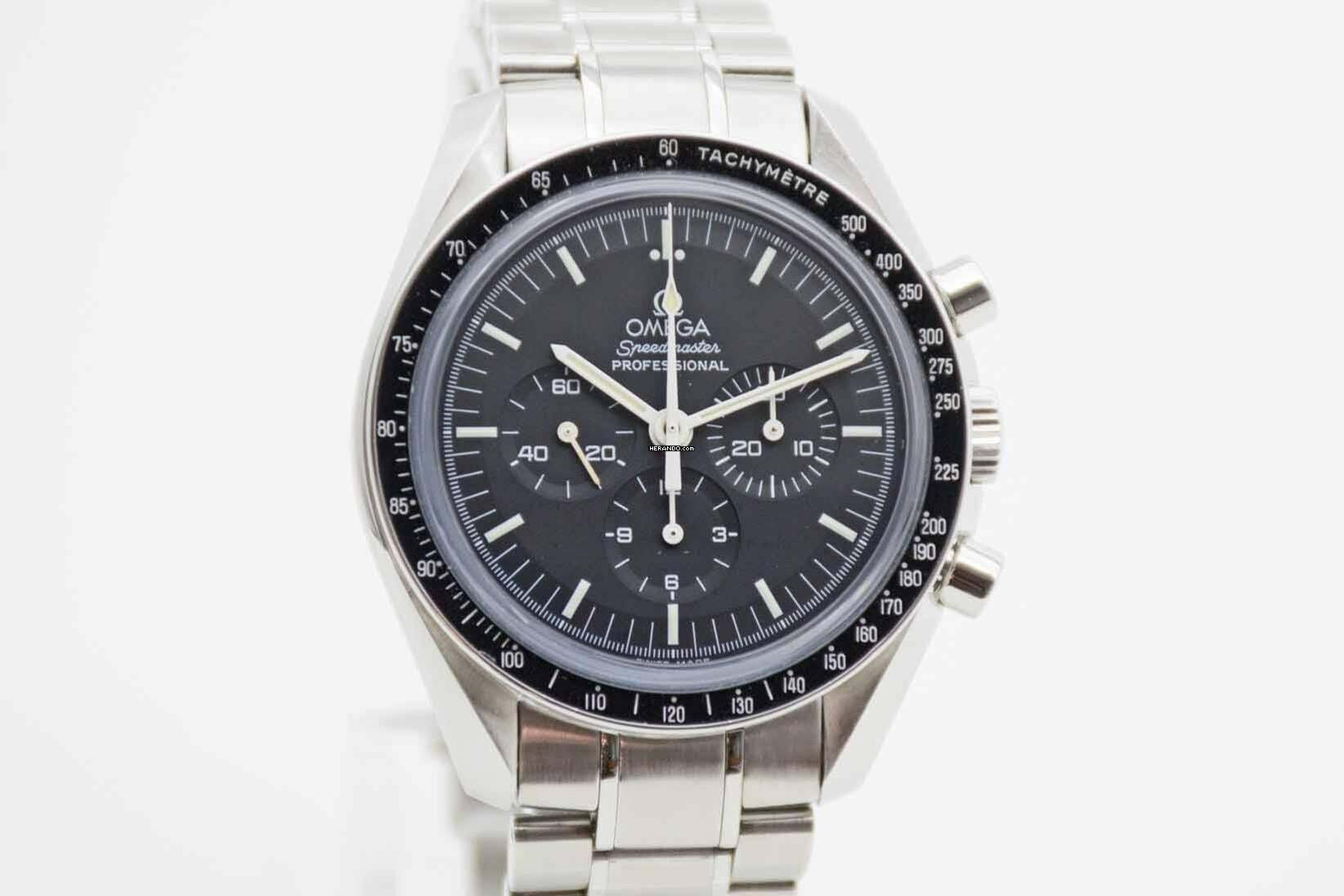 Omega Speedmaster Professional Moonwatch Saphir Fullset mit neuem Sevice
