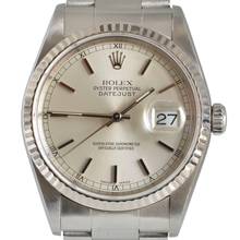 Thumbnail von Rolex Datejust 36 16234 Soleil silver dial 2002 Full Set