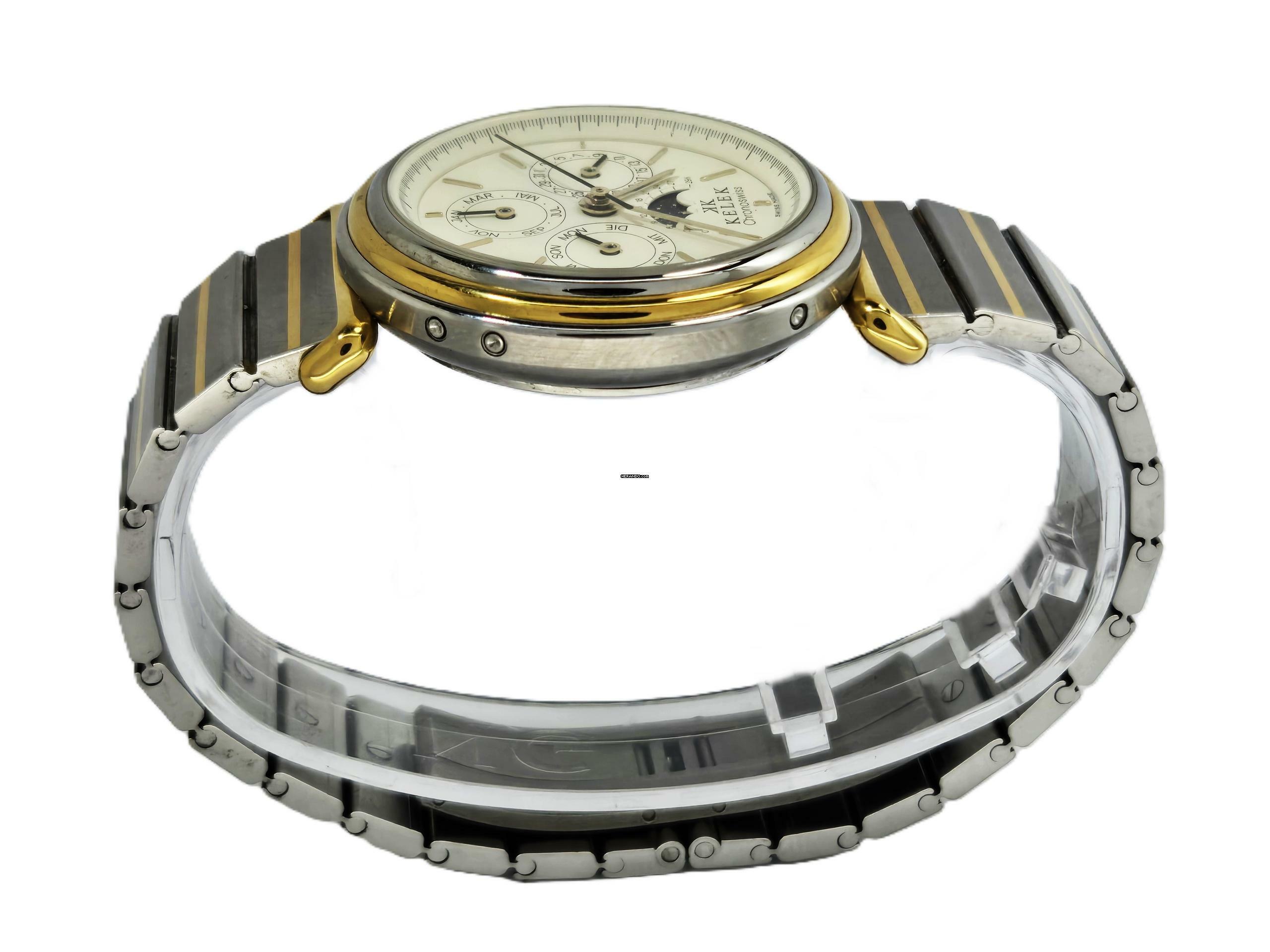 Thumbnail von Chronoswiss Kelek 5287-4-A-S2 rare Triple Date Moonphase Stahl / Gold