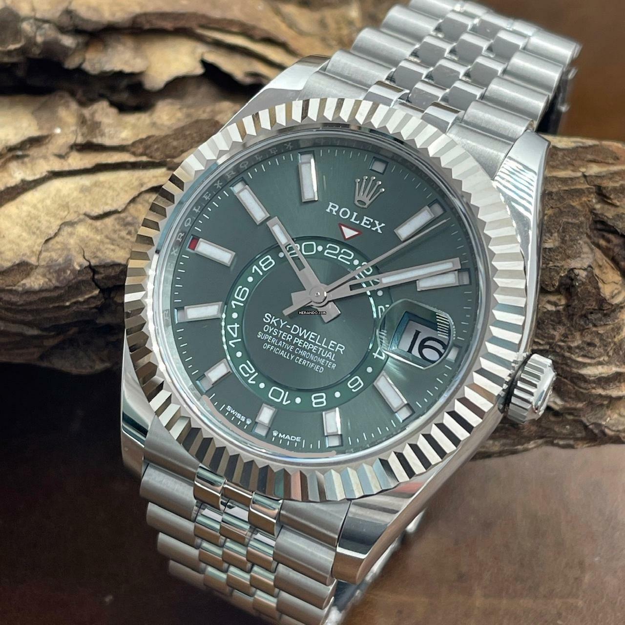 Thumbnail von Rolex Sky-Dweller Sky-Dweller - Mint Green - FULLSET 2025 - Ref. 336934