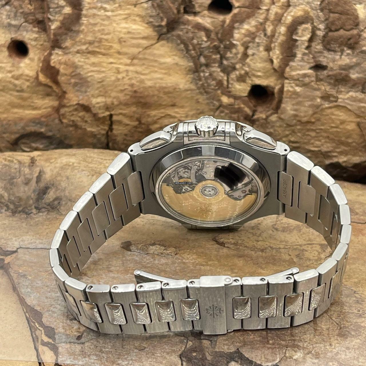 Thumbnail von Patek Philippe Nautilus Nautilus Chronograph - FULLSET 2011 - Ref. 5980/1A-001