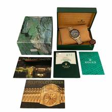 Thumbnail von Rolex GMT-Master II 16713 black Tritium dial 1992 Full Set