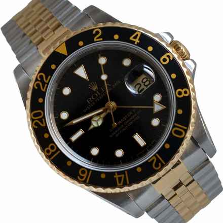  Rolex GMT-Master II 16713 black Tritium dial 1992 Full Set 