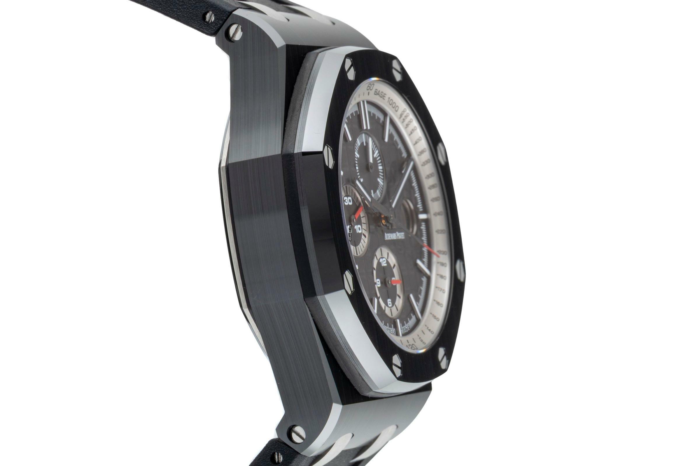 Thumbnail von Audemars Piguet Royal Oak Offshore Chronograph Keramik / Titan Automatik Ref. 26405CE.OOA002CA.01 B&P