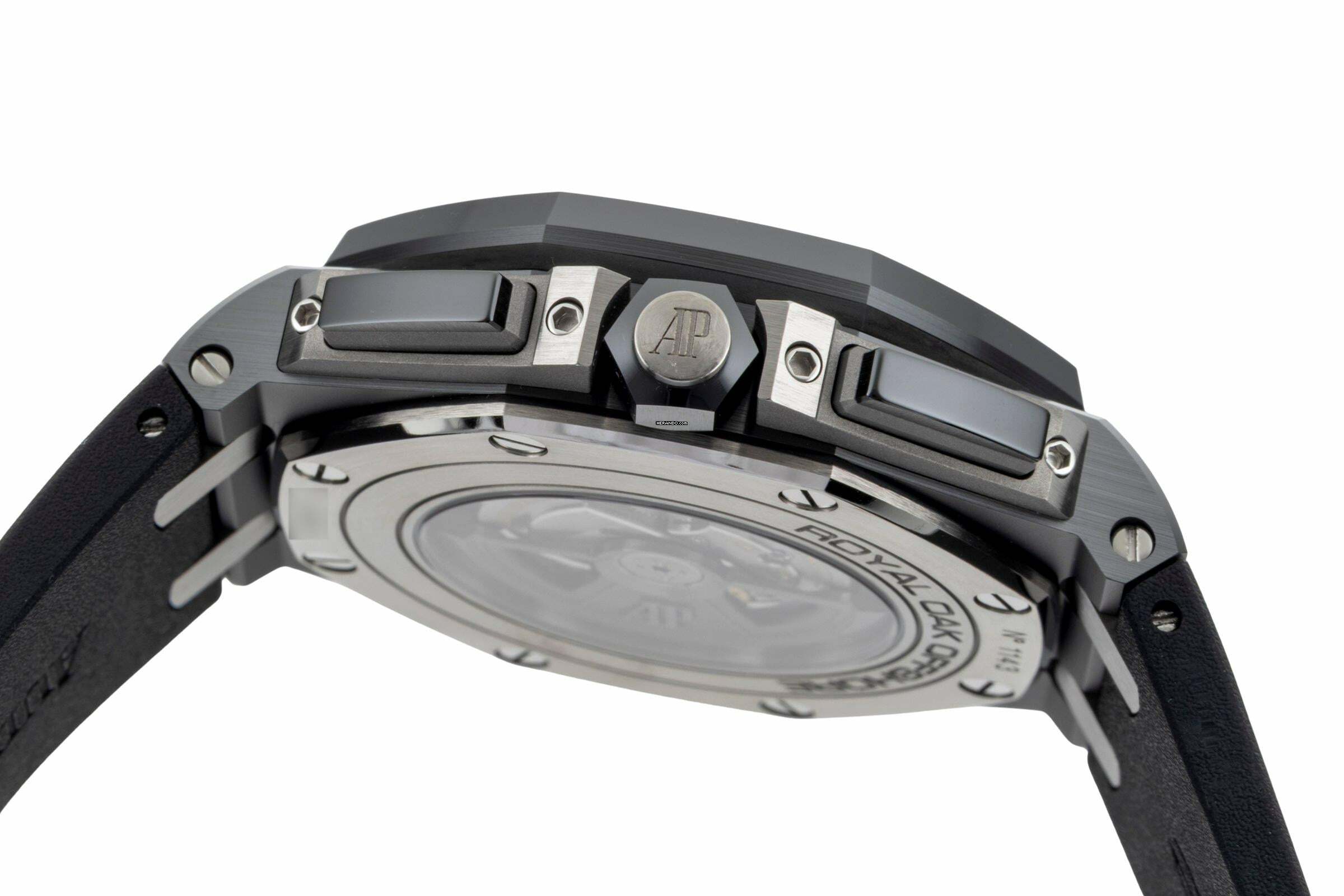 Thumbnail von Audemars Piguet Royal Oak Offshore Chronograph Keramik / Titan Automatik Ref. 26405CE.OOA002CA.01 B&P