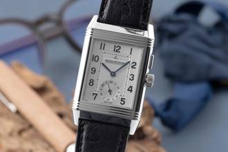 Thumbnail von Jaeger-LeCoultre Reverso Duoface Night & Day Herrenuhr Ref. Q2718410 B&P 2012