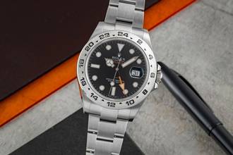 Thumbnail von Rolex Explorer II Black Dial Edelstahl Automatik Herrenuhr Ref. 216570 B&P 2016