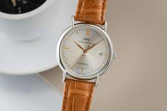Thumbnail von IWC Portofino Automatic Schaffhausen Portofino Automatik Datum Edelstahl Herrenuhr Ref. IW356303