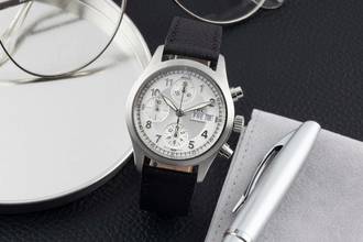 Thumbnail von IWC Fliegeruhr Spitfire Chronograph Fliegerchronograph Stahl Automatik Ref. IW370621 Klassiker