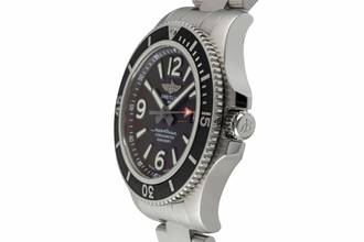 Thumbnail von Breitling Superocean 42 Edelstahl Automatik Herrenuhr Ref A17366 Box & Papiere