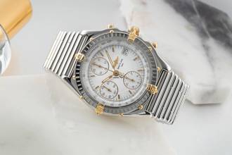 Thumbnail von Breitling Chronomat Chronograph Stahl / Gold Automatik Ref. B13050.1