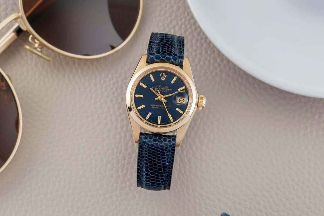  Rolex Lady-Datejust 18k (0,750) Gold Automatik Damenuhr Ref. 6916 Klassiker 