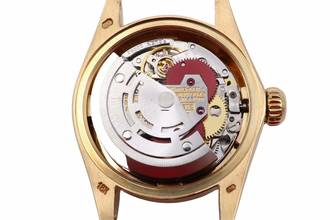 Thumbnail von Rolex Lady-Datejust 18k (0,750) Gold Automatik Damenuhr Ref. 6916 Klassiker