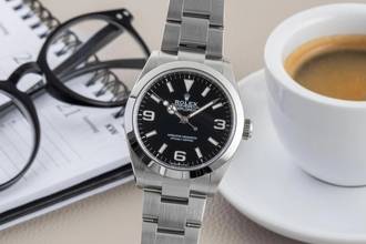 Thumbnail von Rolex Explorer 40 Oyster Edelstahl Automatik Herrenuhr Ref. 224270 B&P 2023