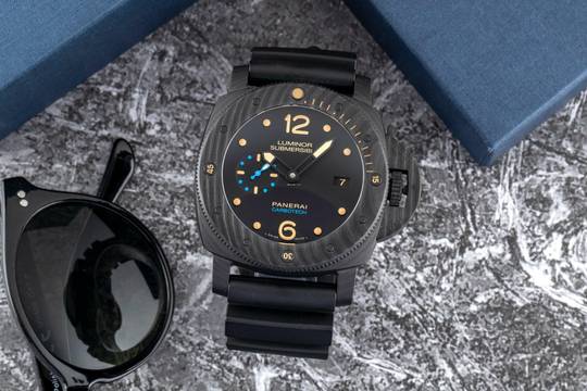  Panerai Luminor Submersible 1950 3 Days Automatic Carbon Automatik Herrenuhr Ref. PAM00616 B&P 2016 