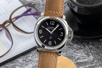 Thumbnail von Panerai Luminor Base Logo Stahl Handaufzug Herrenuhr Ref. PAM01086 B&P 2024