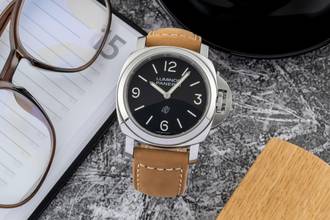 Thumbnail von Panerai Luminor Base Logo Stahl Handaufzug Herrenuhr Ref. PAM01086 B&P 2024