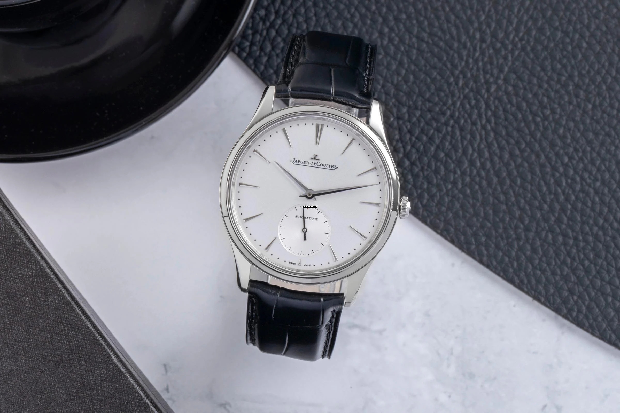  Jaeger-LeCoultre Master Ultra Thin Stahl Ref. Q1218420 109.8.90.S B&P 2022 