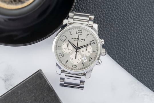  Montblanc Timewalker Chronograph Stahl Automatik Herrenuhr Ref. M29430 7069 