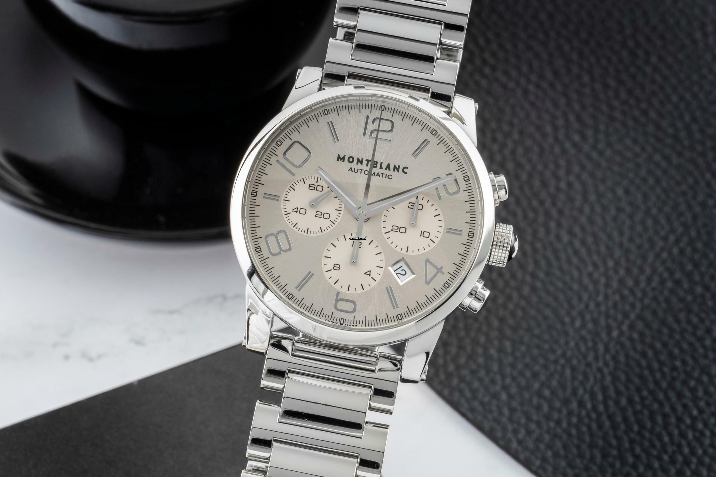 Thumbnail von Montblanc Timewalker Chronograph Stahl Automatik Herrenuhr Ref. M29430 7069