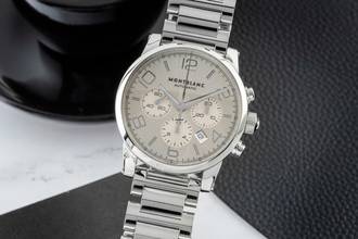 Thumbnail von Montblanc Timewalker Chronograph Stahl Automatik Herrenuhr Ref. M29430 7069