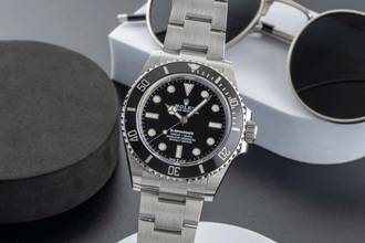Thumbnail von Rolex Submariner (No Date) Edelstahl Automatik Herrenuhr Ref. 124060 B&P 2023