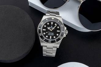 Thumbnail von Rolex Submariner (No Date) Edelstahl Automatik Herrenuhr Ref. 124060 B&P 2023