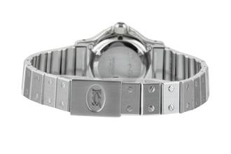 Thumbnail von Cartier Santos Octagon Automatik Edelstahl Damenuhr Ref. 0906 Klassiker