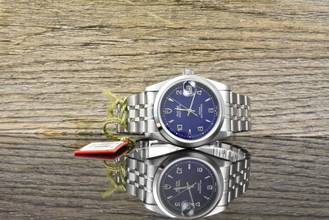 Thumbnail von Tudor Prince Date 74000 NOS / UNGETRAGEN Blue Dial - Full Set 2007
