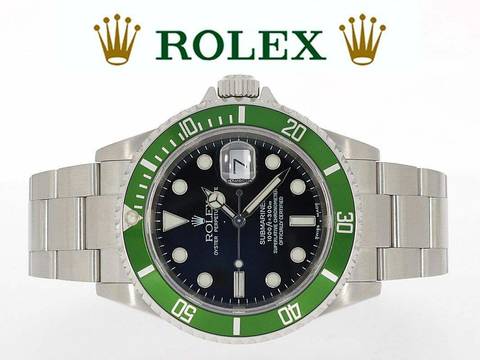  Rolex Submariner Date Kermit - Flat4 - F Serie - MK1 - Full Set 