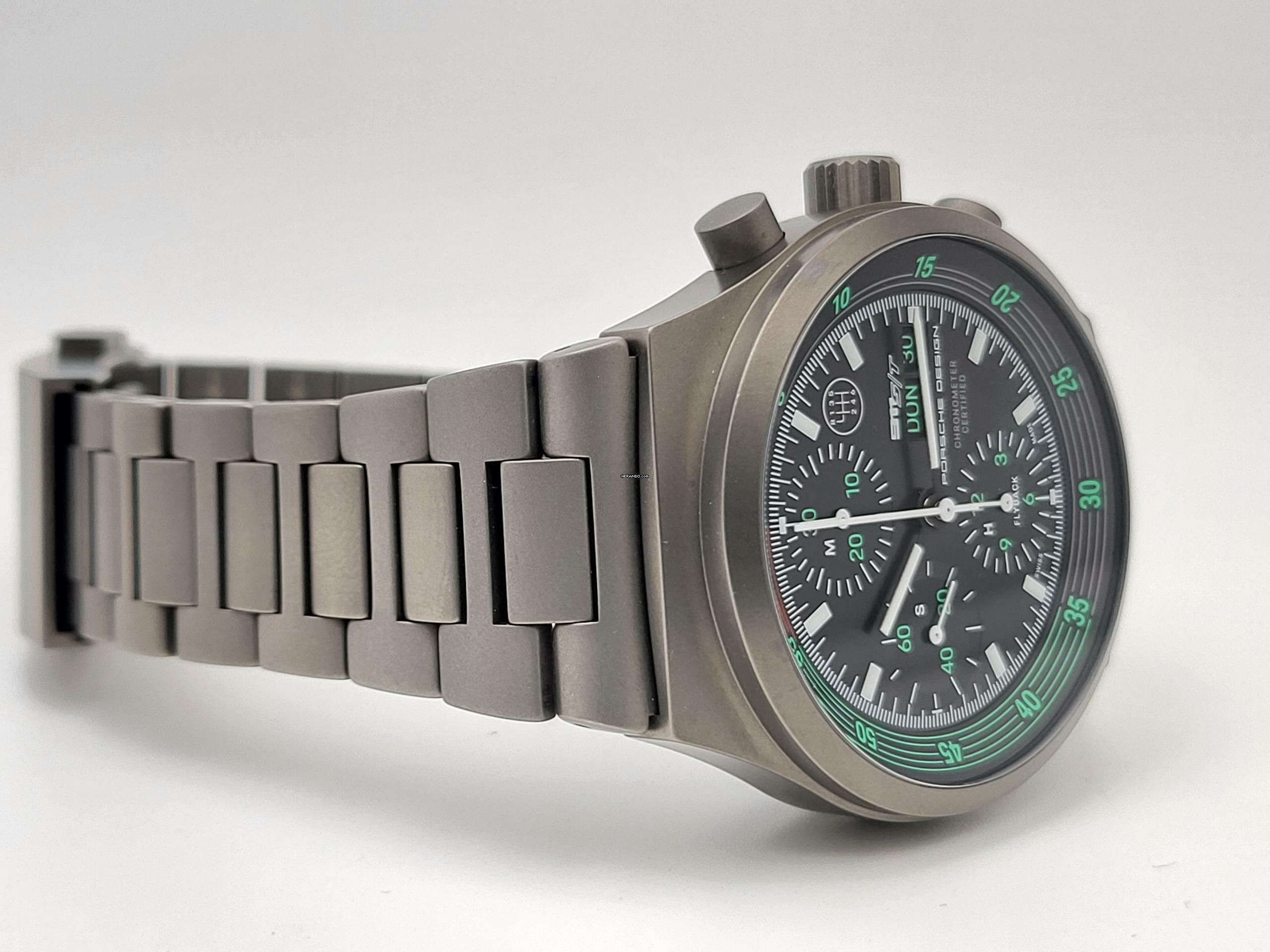 Thumbnail von Porsche Design 911 S/T Chronograph 1 Titan Limited Edition new Full Set