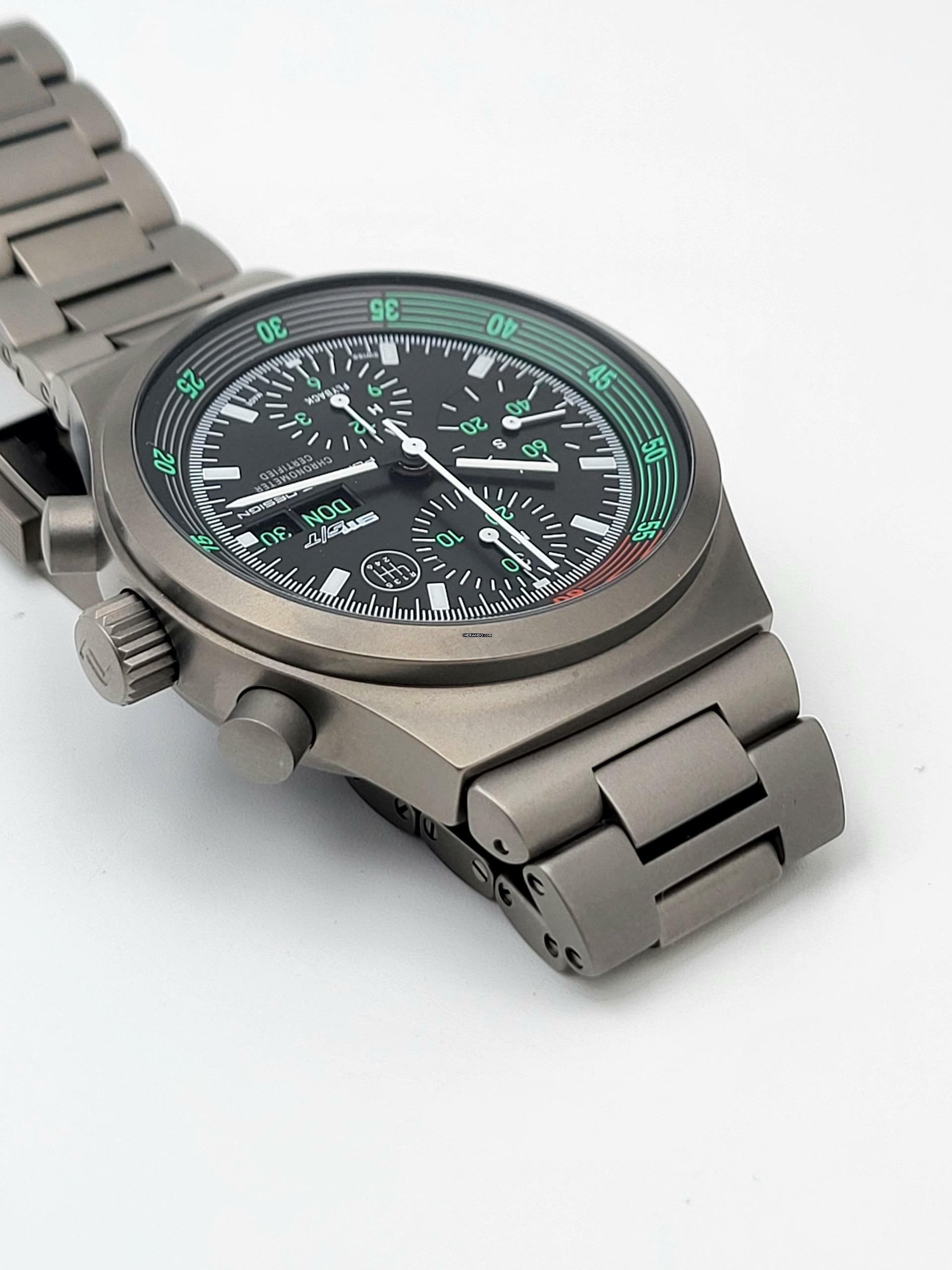 Thumbnail von Porsche Design 911 S/T Chronograph 1 Titan Limited Edition new Full Set