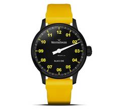 Thumbnail von Meistersinger Edition Black One Automatik Herrenuhr - Schwarz mit Gelb ED-PR-BLACK ONE