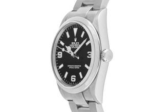 Thumbnail von Rolex Explorer I Ref.14270 1996 Box&Beschreibung sehr gut Vintage Explorer Stahl