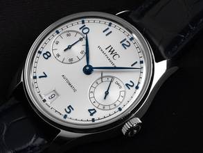 Thumbnail von IWC Portugieser Automatik Ref.IW501702 2025 Full Set Ungetragen Portugieser Automatic Krokoleder Faltschließe