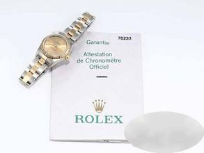 Thumbnail von Rolex Oyster Perpetual 26 26mm 2003 Edelstahl Gelbgold 750 Automatik Stahl Stainless Steel 18kt Yellow Gold Oyster-band Chronometer