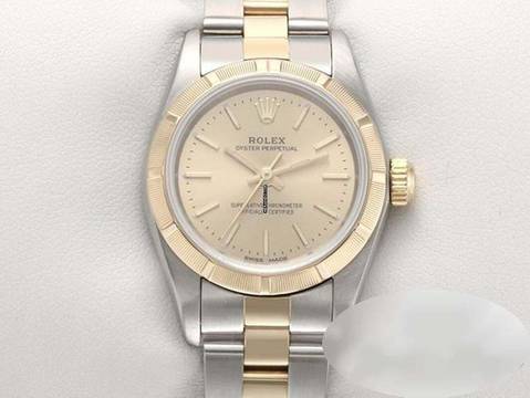  Rolex Oyster Perpetual 26 26mm 2003 Edelstahl Gelbgold 750 Automatik Stahl Stainless Steel 18kt Yellow Gold Oyster-band Chronometer 