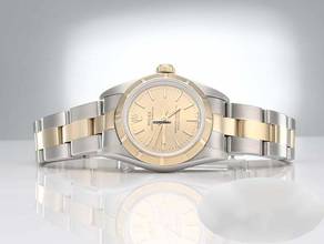 Thumbnail von Rolex Oyster Perpetual 26 26mm 2003 Edelstahl Gelbgold 750 Automatik Stahl Stainless Steel 18kt Yellow Gold Oyster-band Chronometer