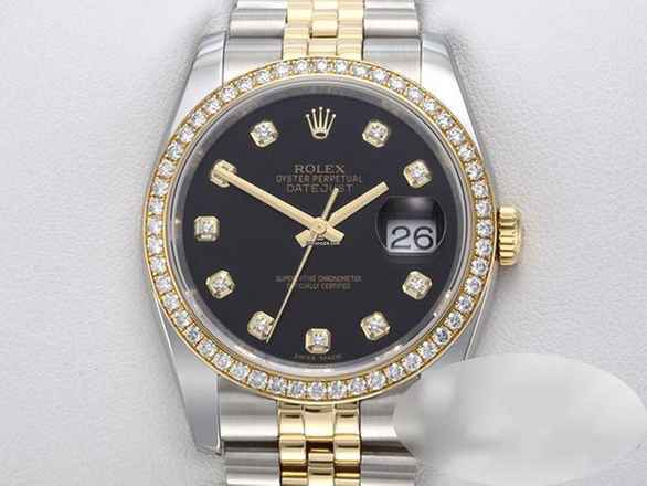  Rolex Datejust 36 36mm 116243 Stahl Gelbgold 750 Diamanten Automatik Stainless Steel 18kt Yellow Gold Jubilé-band Chronometer Oyster 