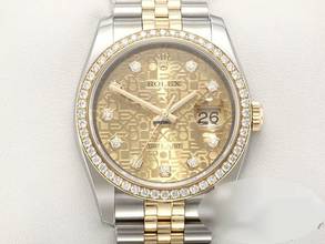 Thumbnail von Rolex Datejust 36 36mm 116243 2016 Stahl Gelbgold 750 Diamanten Automatik Stainless Steel 18kt Yellow Gold Jubilé-band Chronometer Oyster