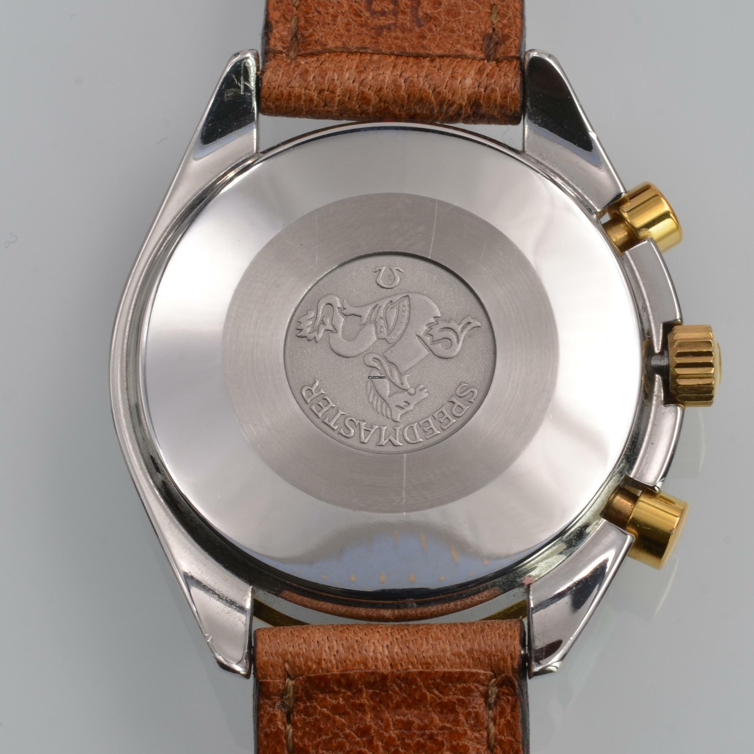 Thumbnail von Omega Speedmaster Reduced chronograph white dial Automatic 1994