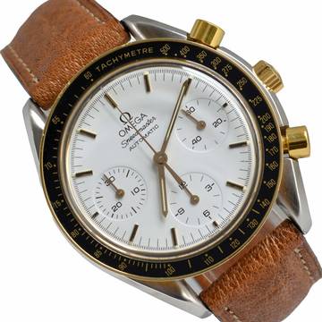  Omega Speedmaster Reduced chronograph white dial Automatic 1994 