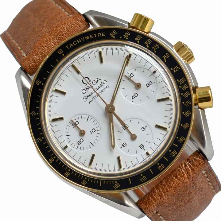  Omega Speedmaster Reduced chronograph white dial Automatic 1994 